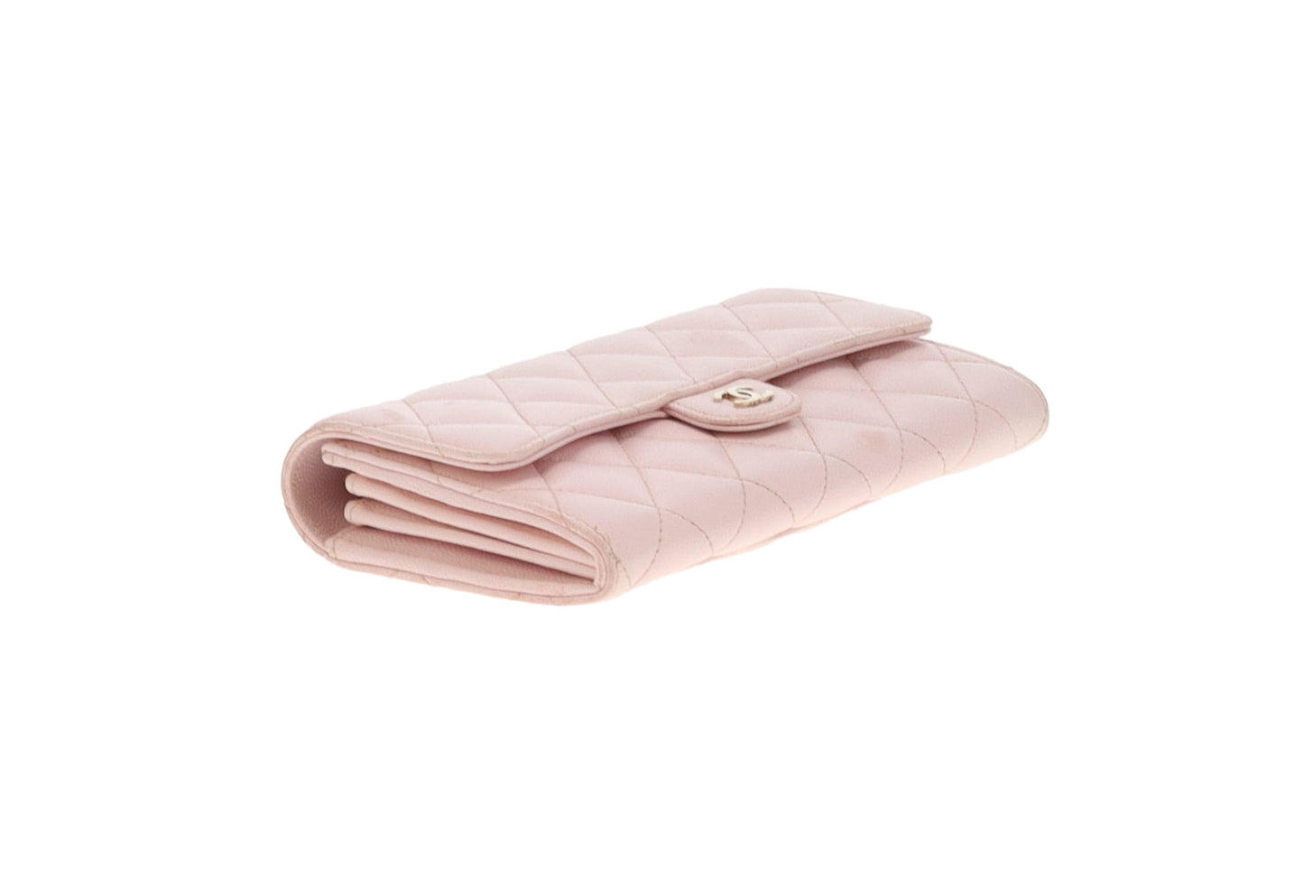 Chanel Long Flap Wallet Baby Pink 2021