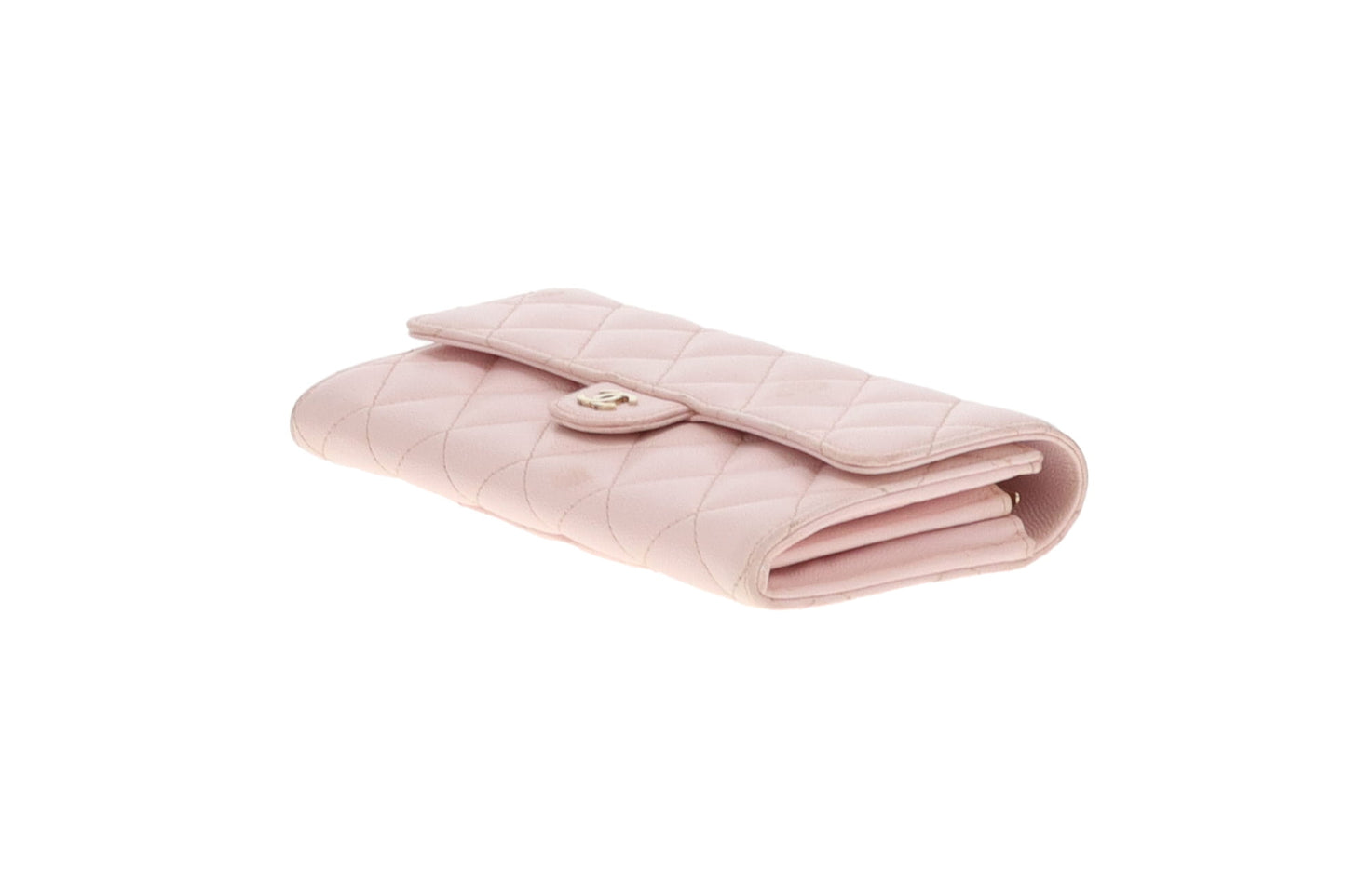 Chanel Long Flap Wallet Baby Pink 2021