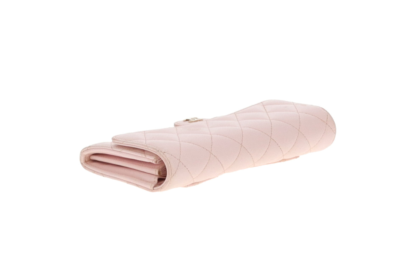 Chanel Long Flap Wallet Baby Pink 2021