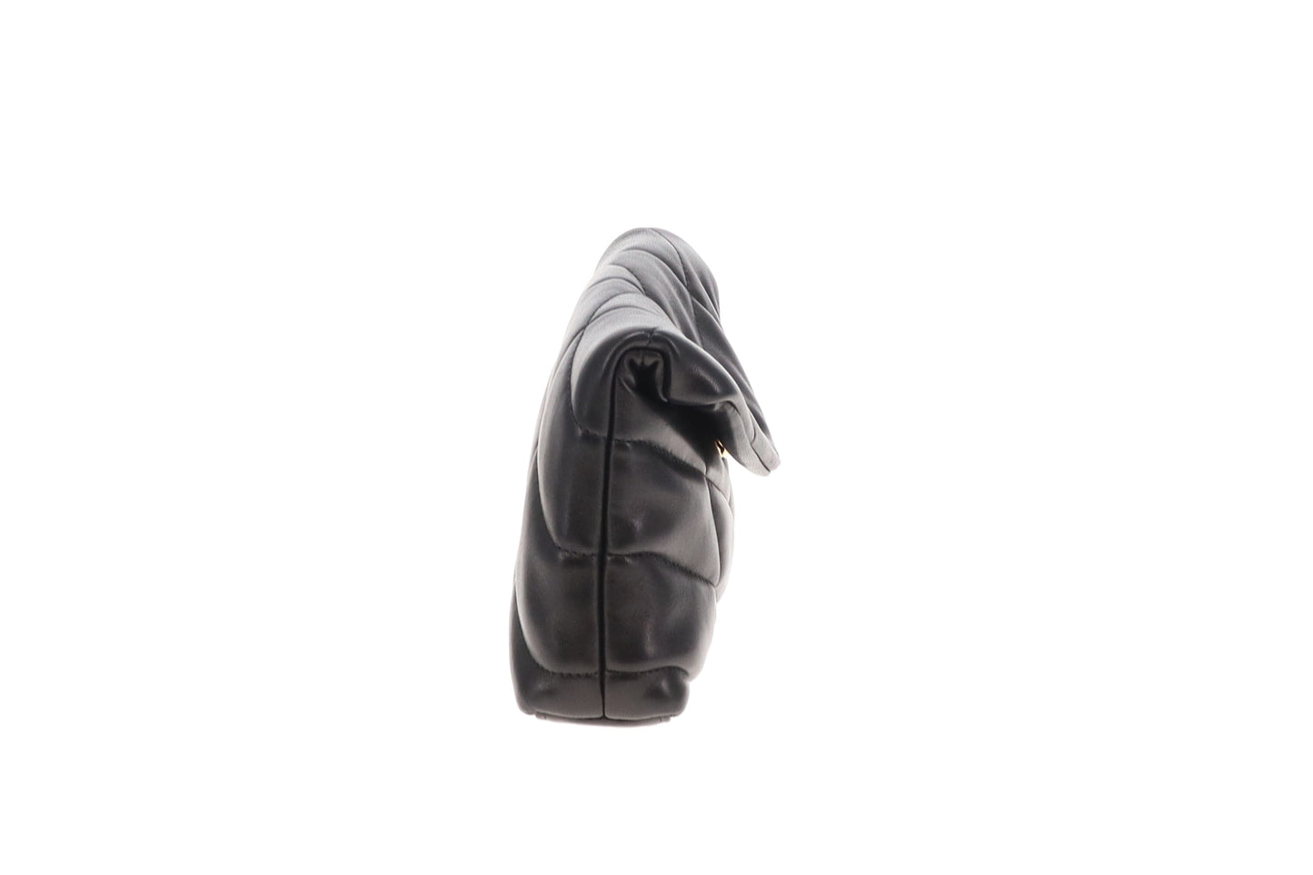 Saint Laurent Loulou Puffer Clutch with Card Holder Black GHW 2024