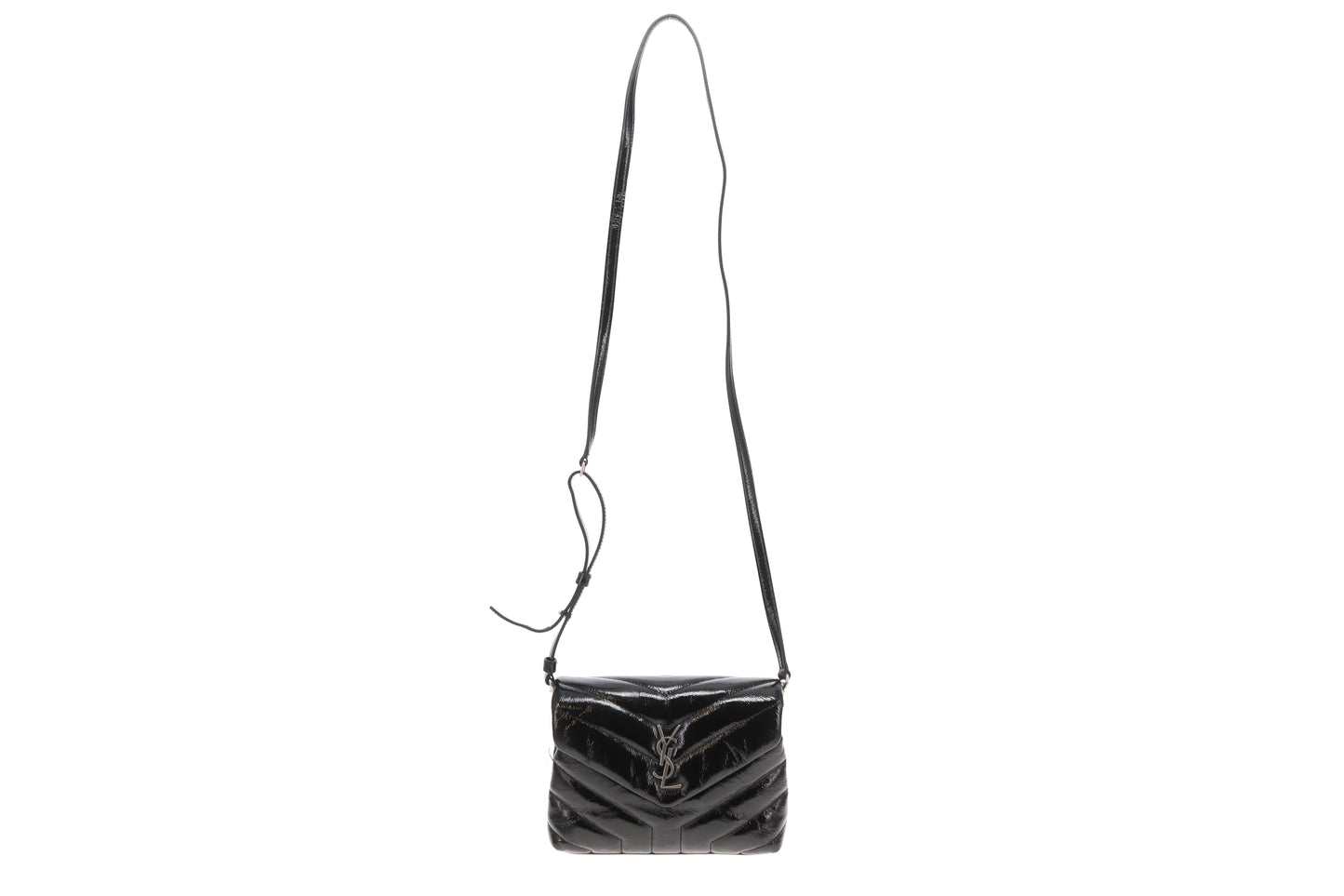 Saint Laurent Loulou Toy Black Patent SHW 2017