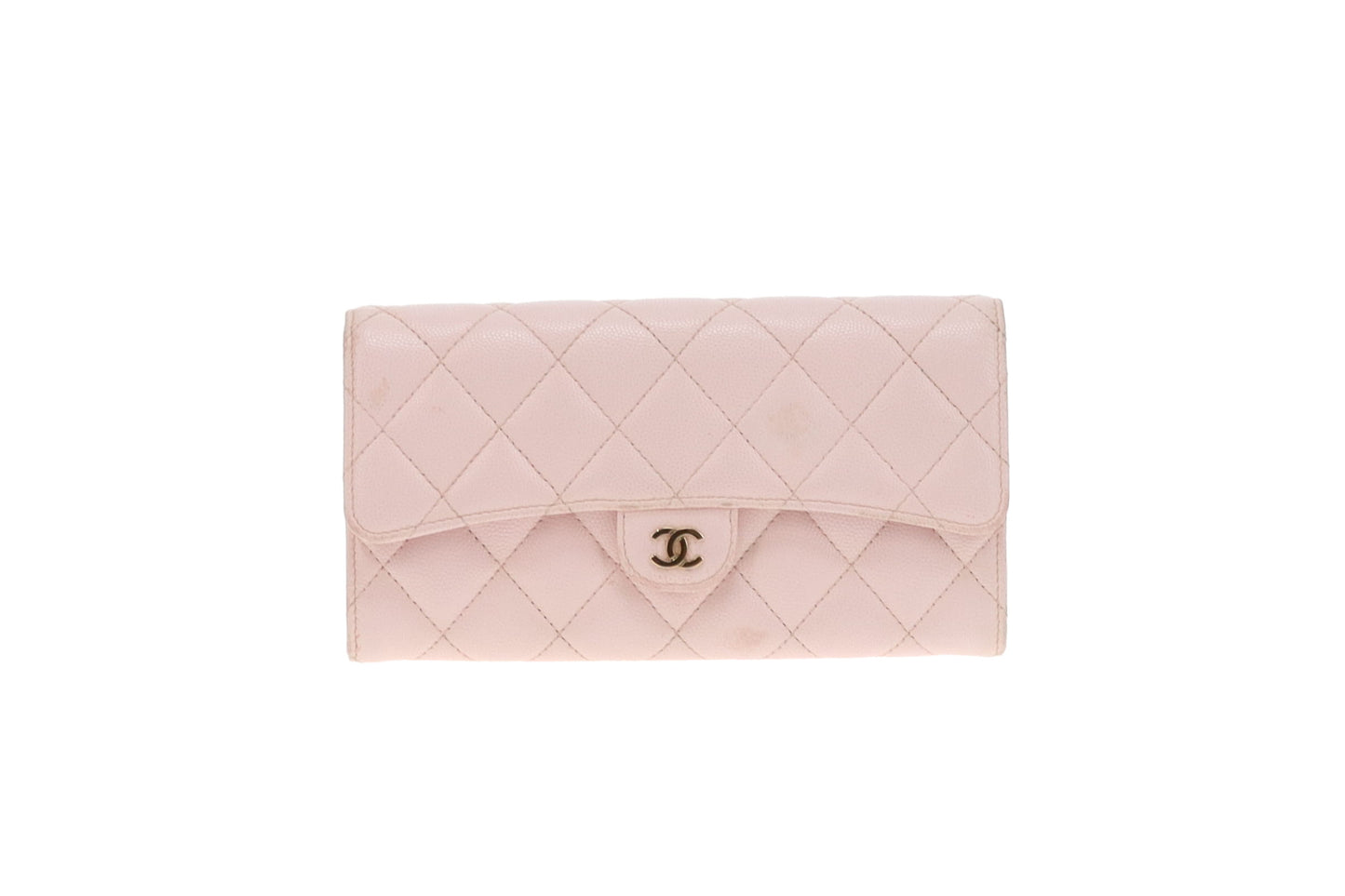 Chanel Long Flap Wallet Baby Pink 2021