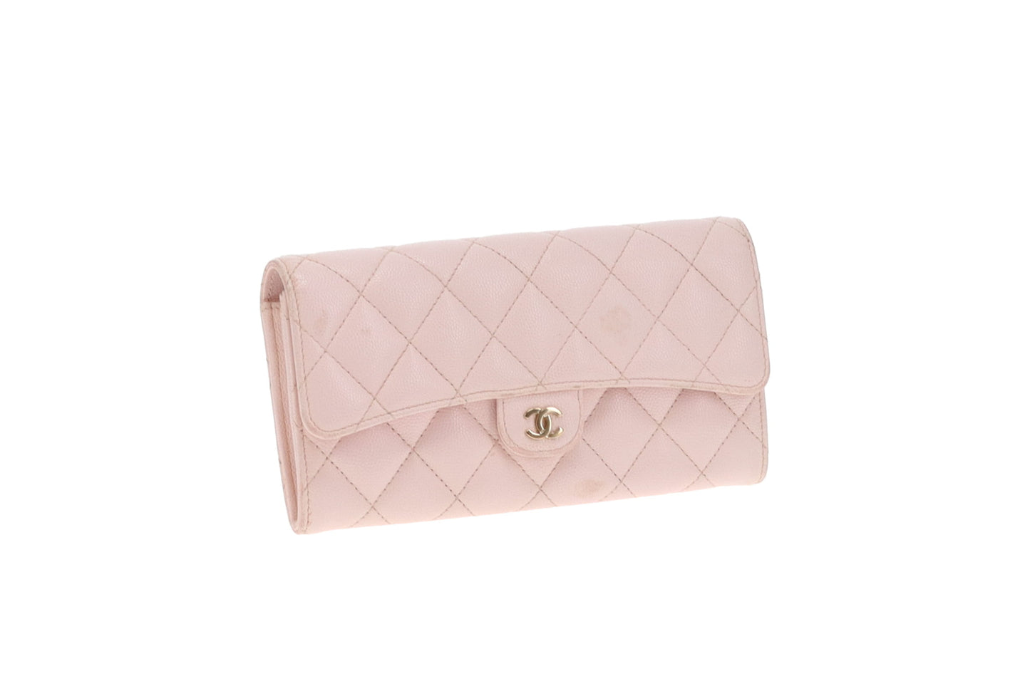 Chanel Long Flap Wallet Baby Pink 2021