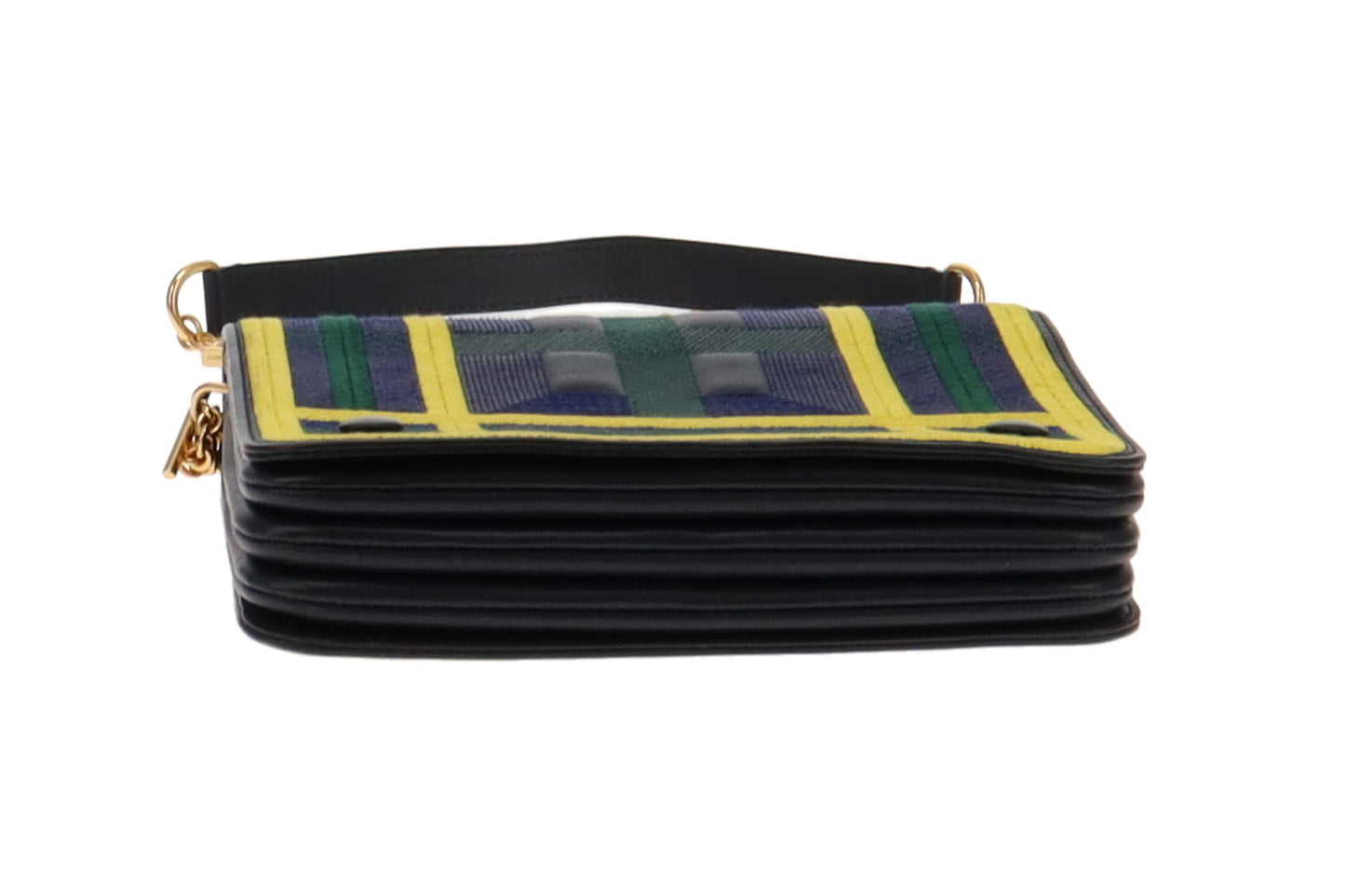 Mulberry Yellow/Green/Navy Embroidered Clifton