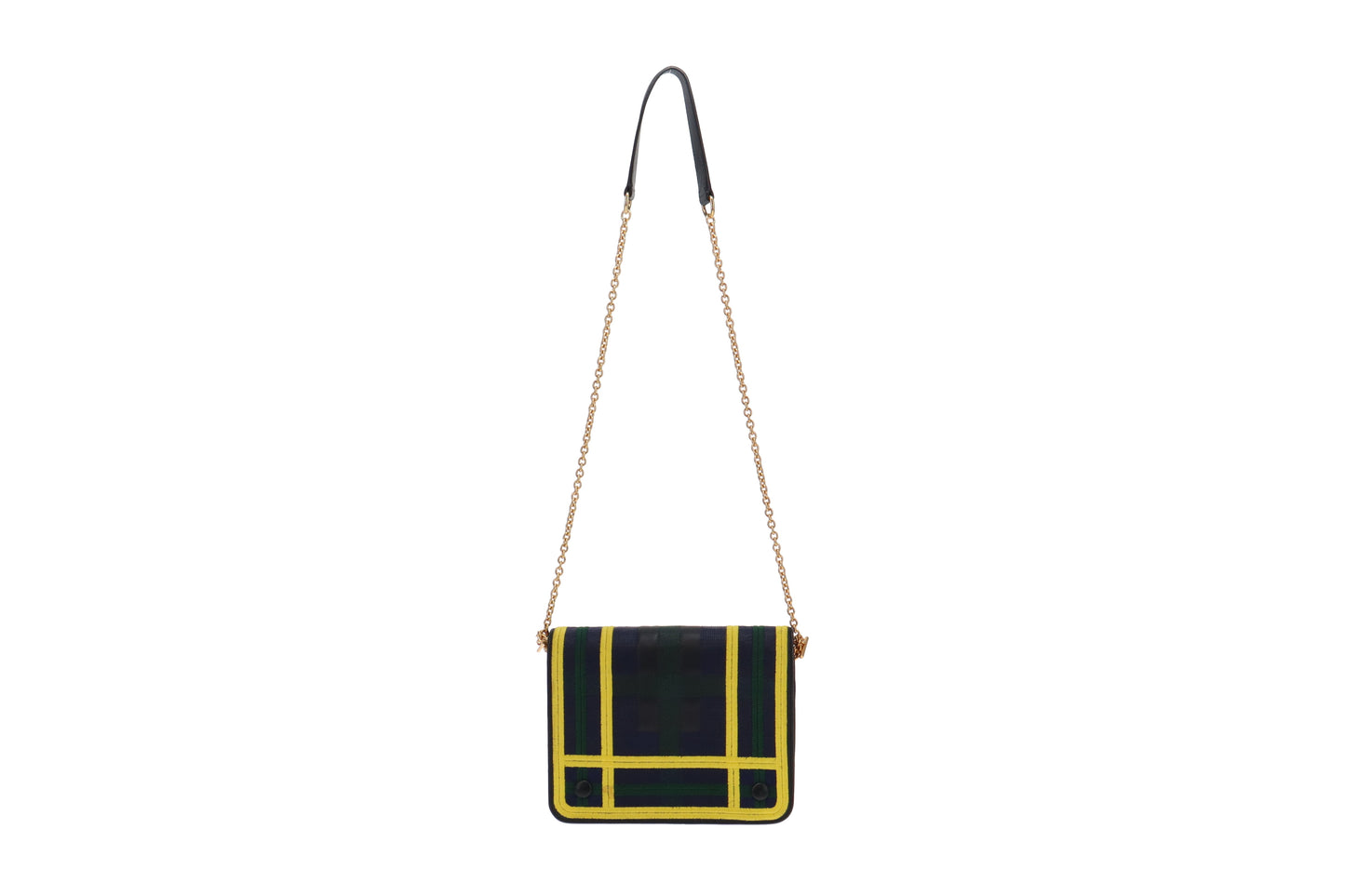 Mulberry Yellow/Green/Navy Embroidered Clifton