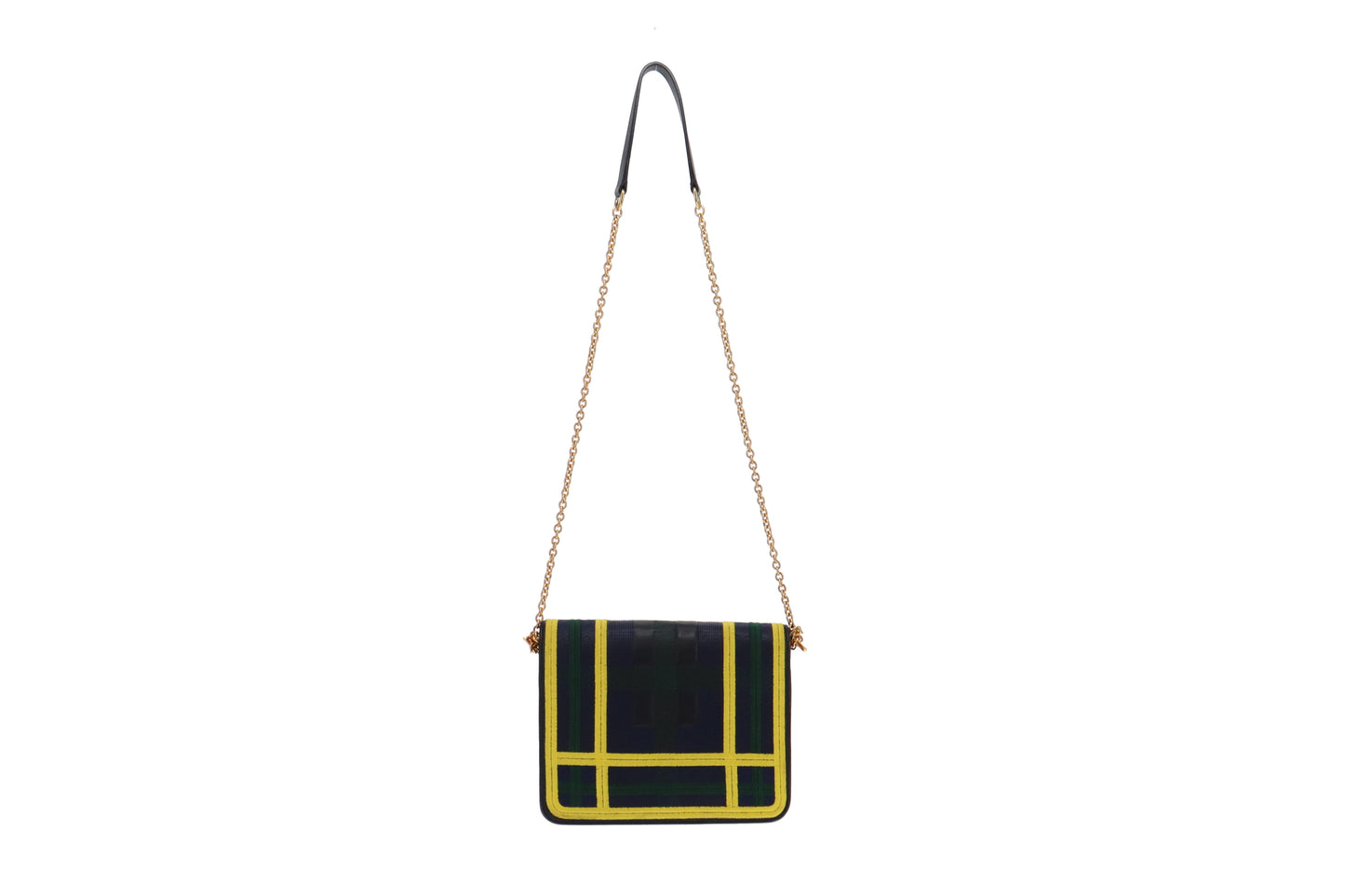 Mulberry Yellow/Green/Navy Embroidered Clifton