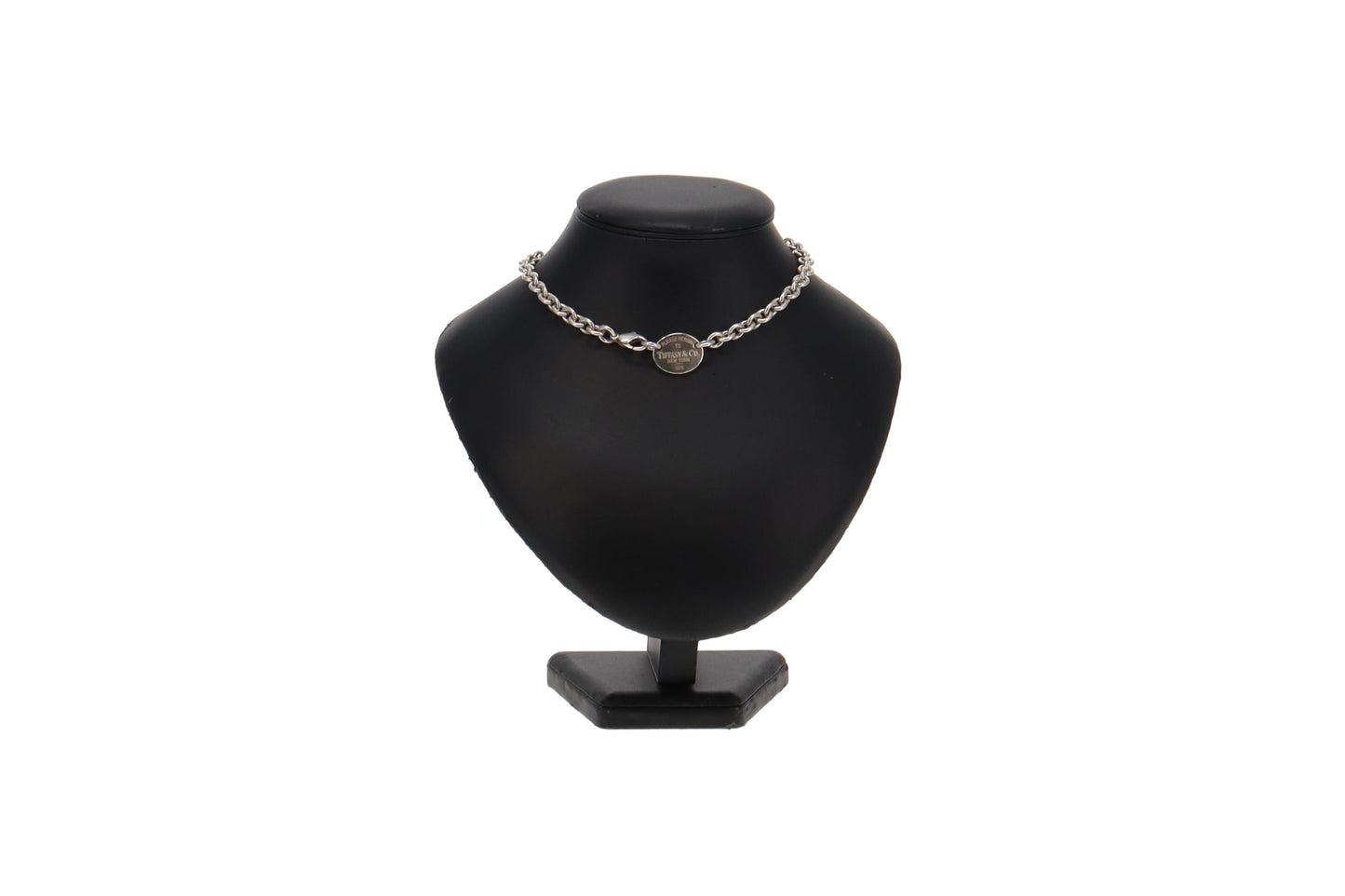 Tiffany RTT Oval Plate Choker In Sterling Silver