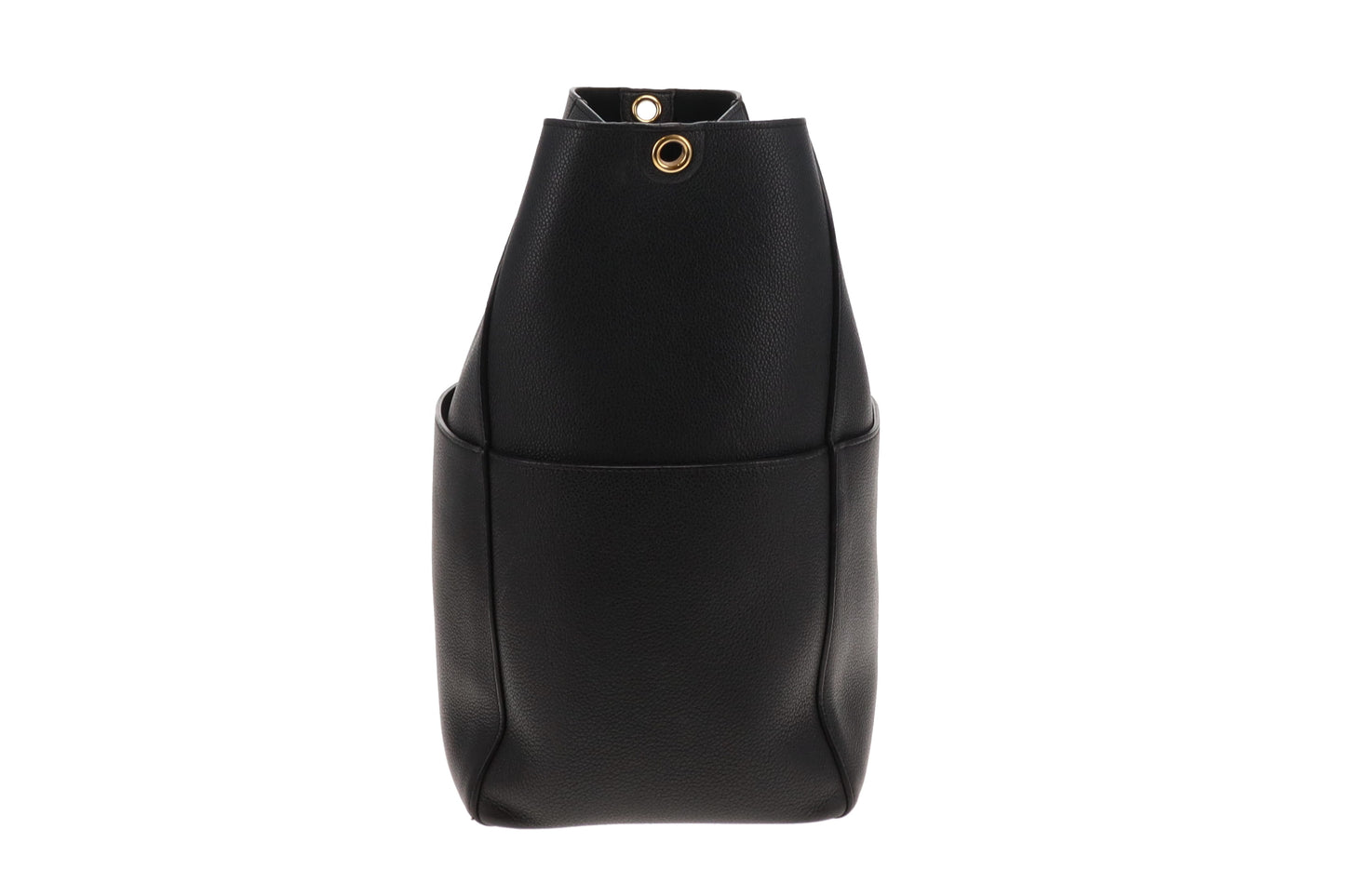 Celine Sangle Seau Bag In Black Calfskin