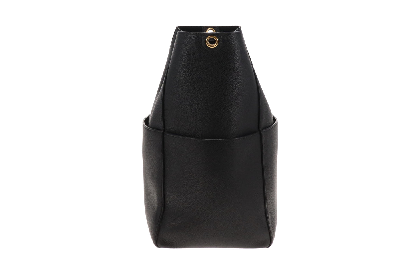 Celine Sangle Seau Bag In Black Calfskin