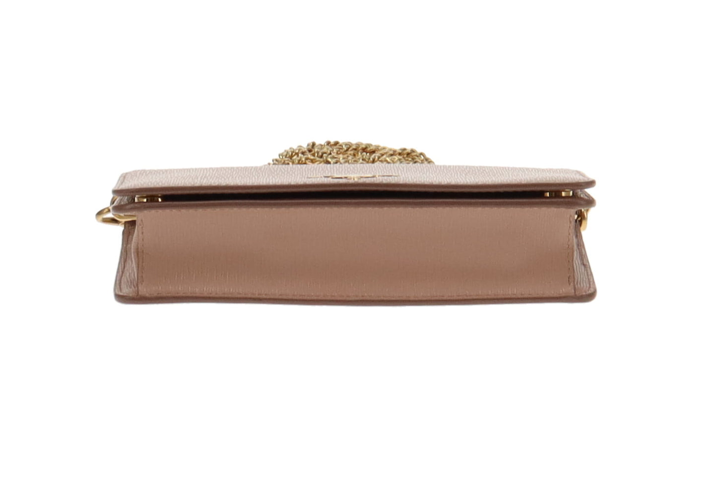 Prada Cammeo Textured Leather Wallet On Chain