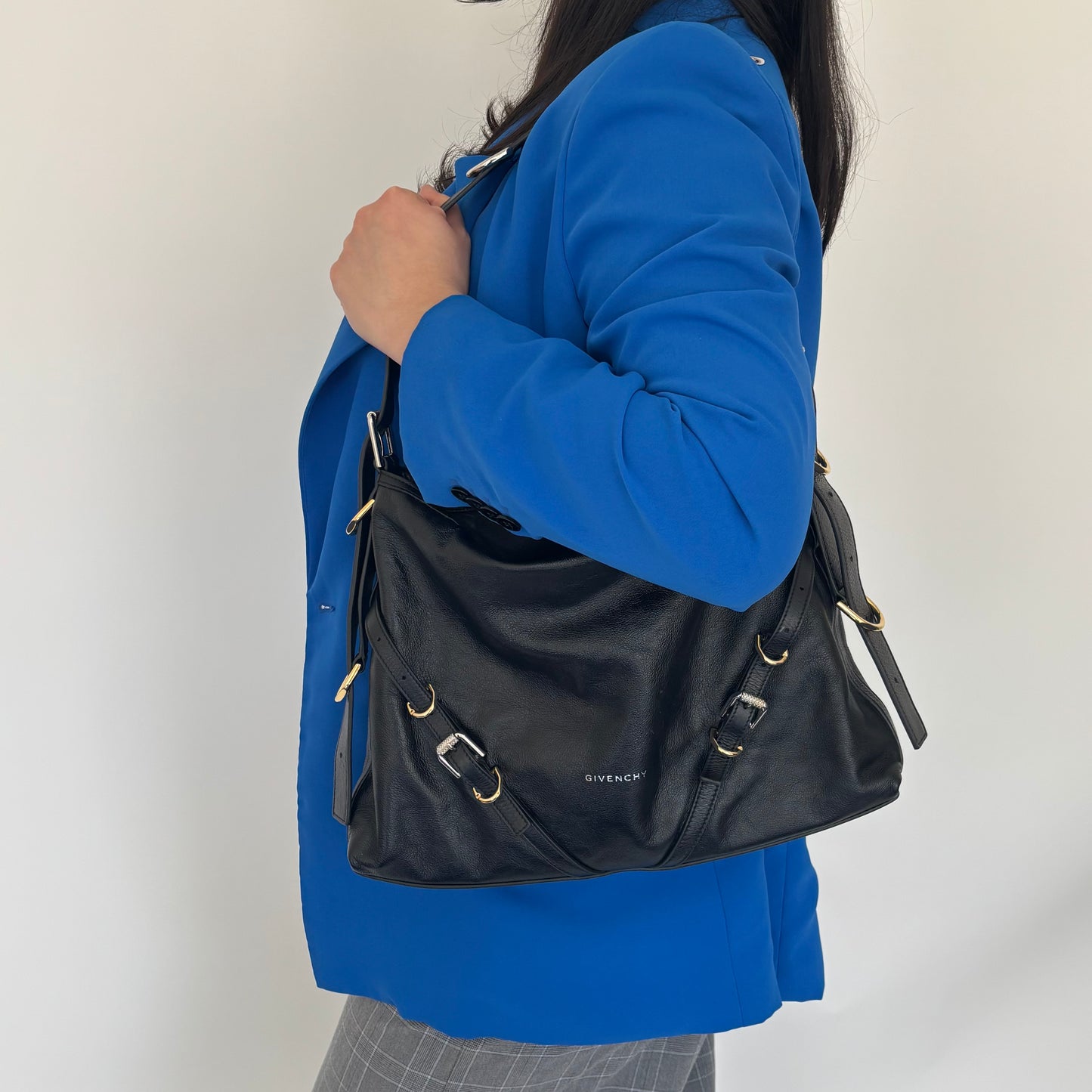 Givenchy Black Shoulder Bag With Mixed Hardware Yoyou Medium