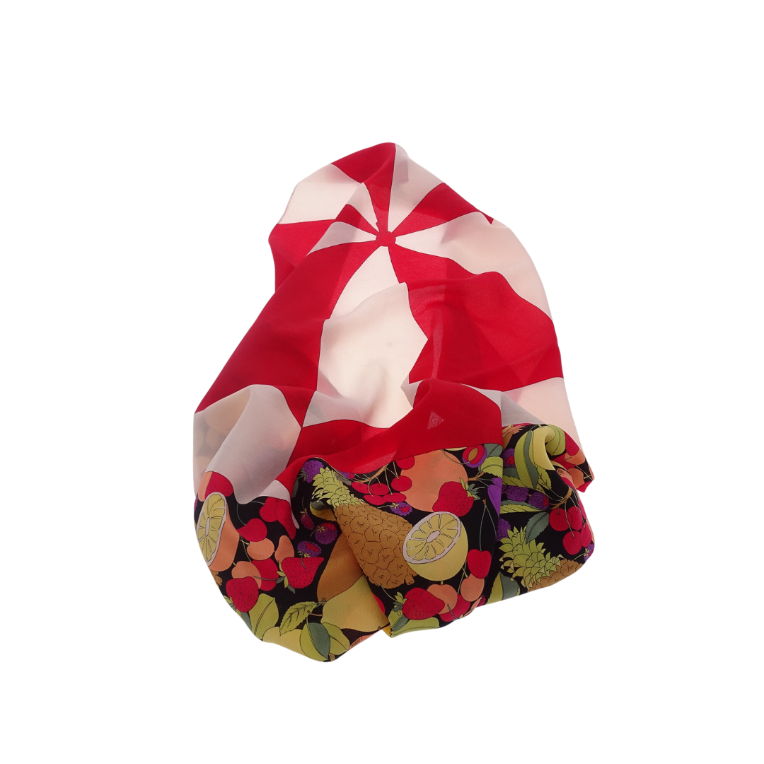 Loewe Vintage Parasol & Fruit Silk Scarf