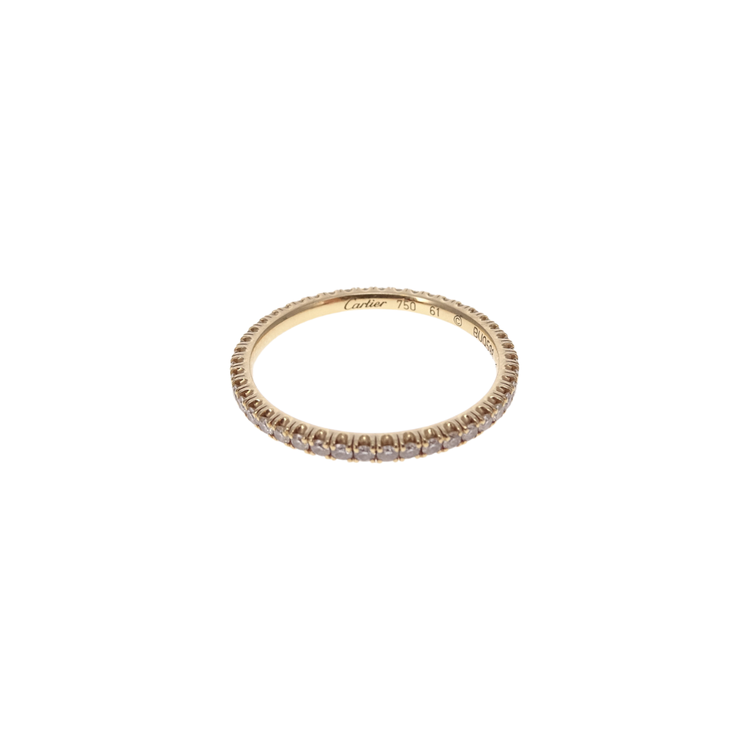Cartier 18 Carat Gold Étincelle De Cartier Wedding Ring 0.47 Carat Diamond Weight (Size 61)