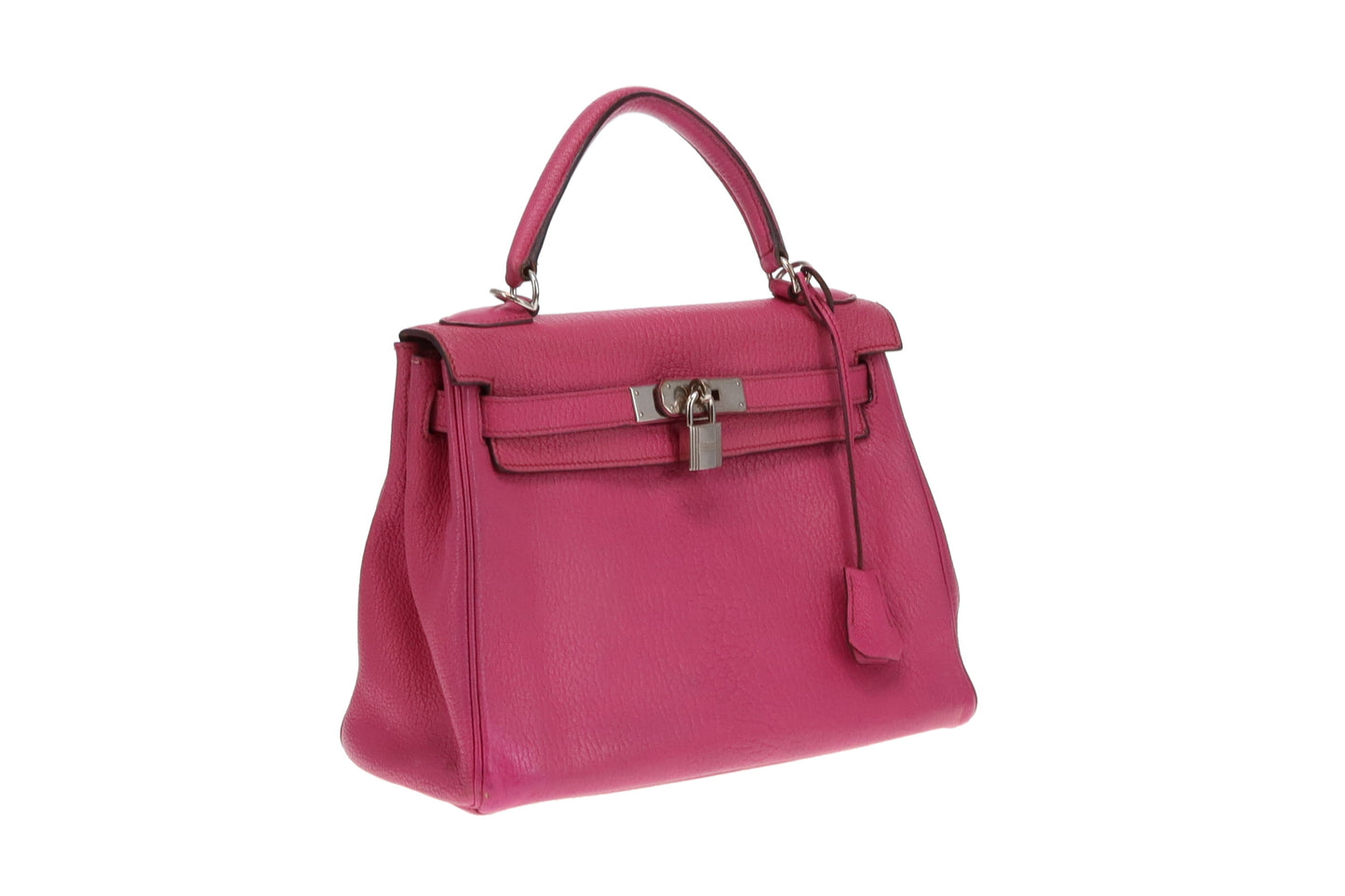 Hermès Fuschia Chèvre de Coromandel Kelly 28 PHW 2006