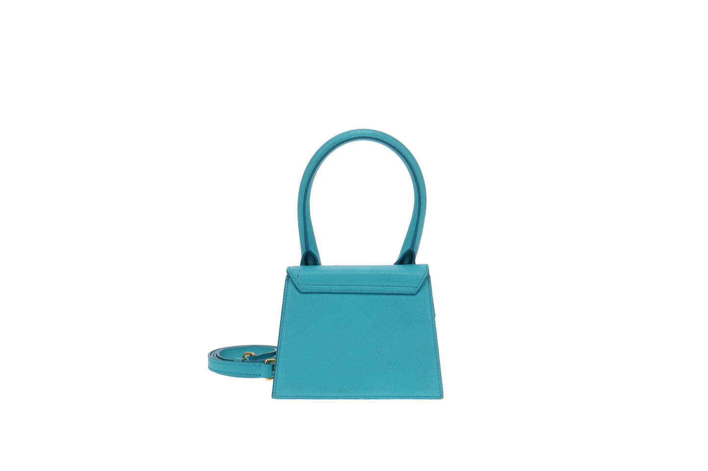 Jacquemus Aqua Blue Le Chiquito Moyen With Strap