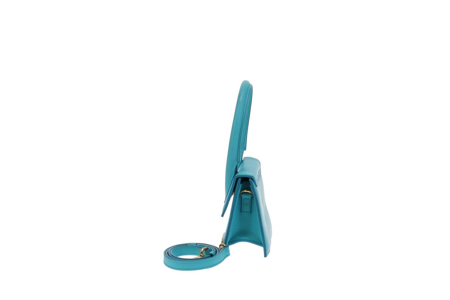 Jacquemus Aqua Blue Le Chiquito Moyen With Strap