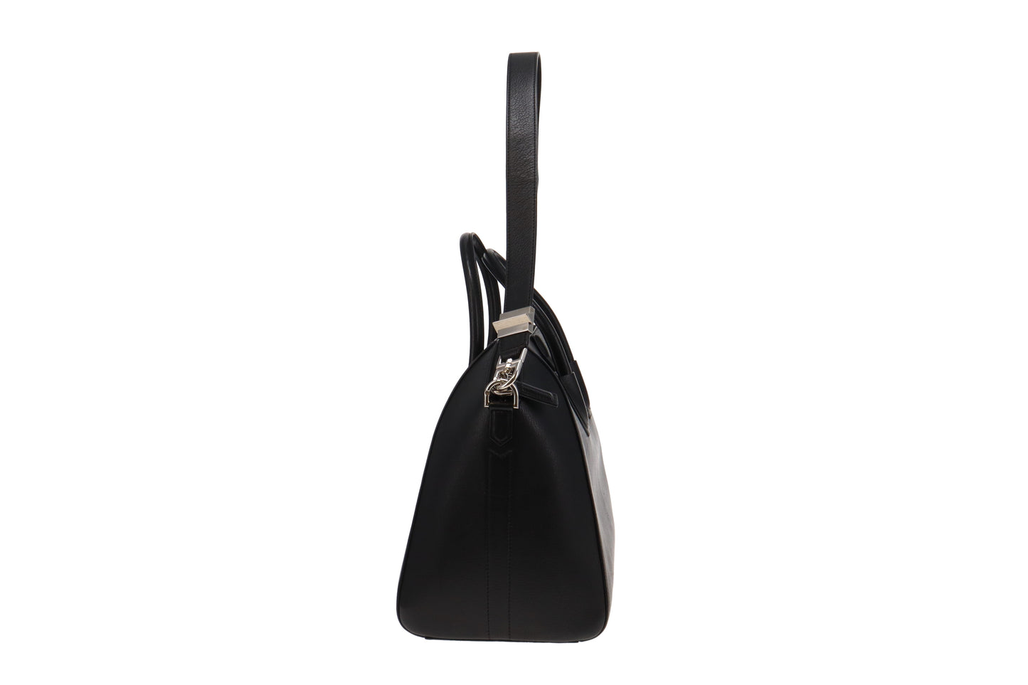 Givenchy Antigona Black Goatskin Medium Silver Hardware