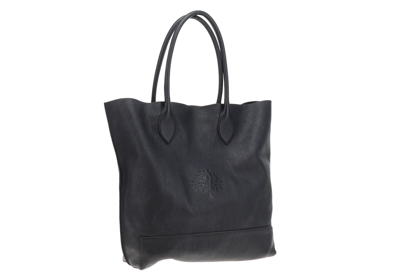 Mulberry Blossom Tote Black Classic Grain Leather