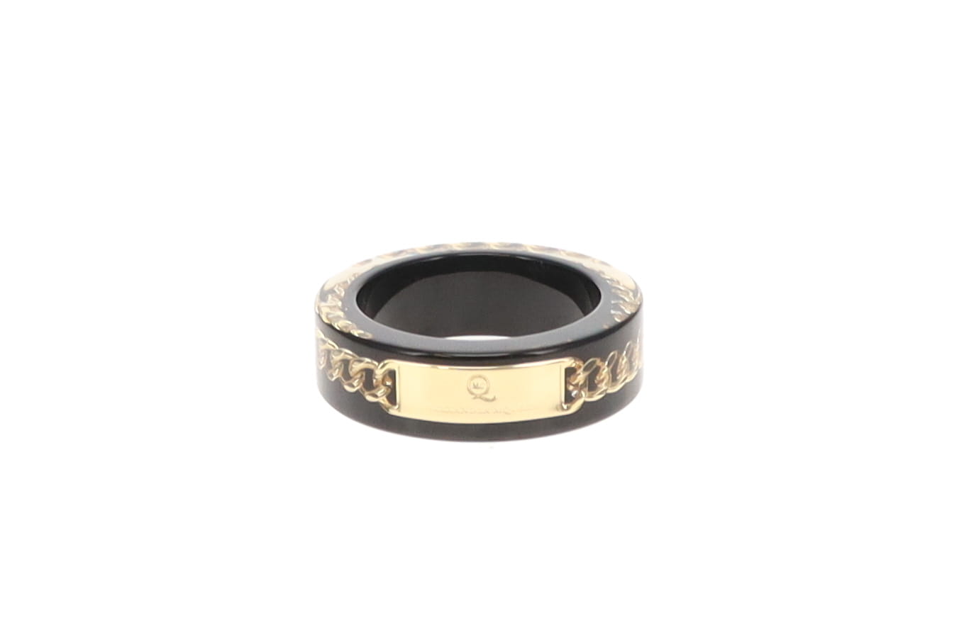 Alexander McQueen Plexi Resin Large Bangle 65mm (S)