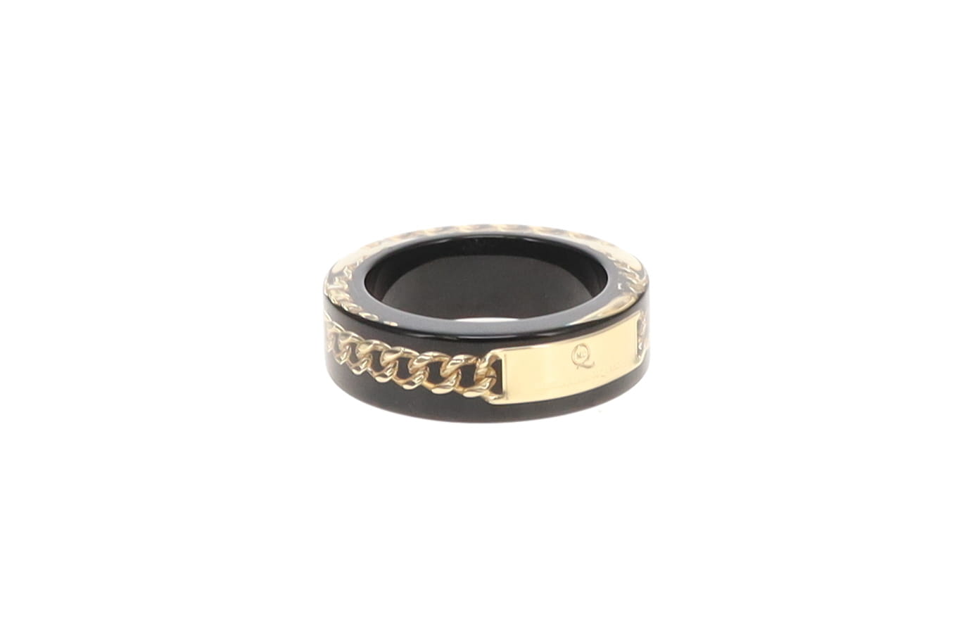 Alexander McQueen Plexi Resin Large Bangle 65mm (S)