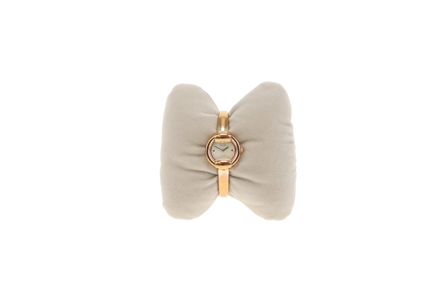 Gucci 1400L Horsebit GG Mother of Pearl Face