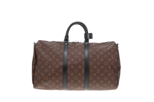 Louis Vuitton Keepall Bandouliere 45 Monogram and Macasar