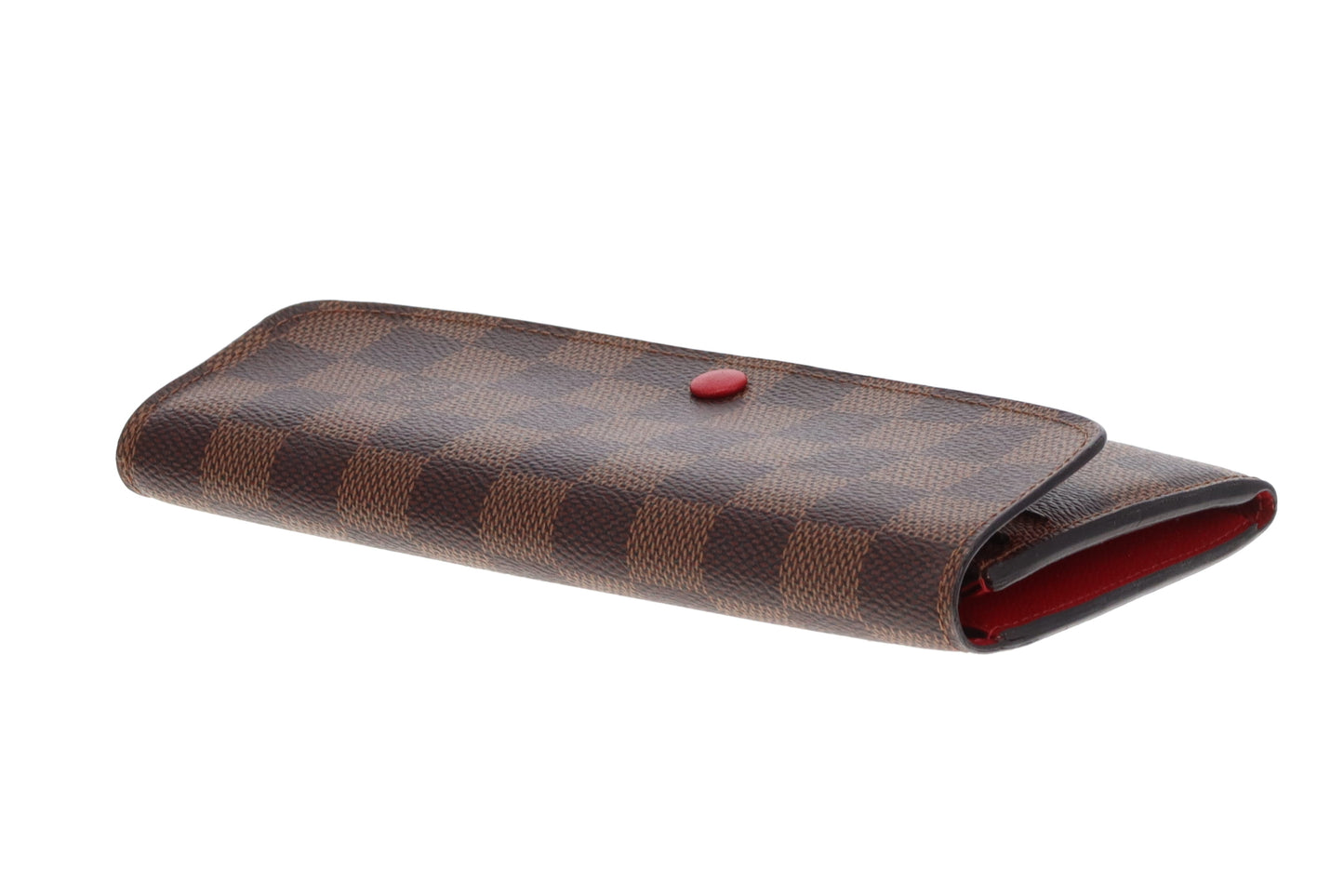 Louis Vuitton Emilie Wallet Damier Ebene Hotstamp NB (NFID)