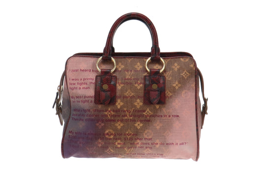 Louis Vuitton Coated Canvas and Karung Trim Man Crazy Jokes Graduate Richard Prince TH1008 (2008)