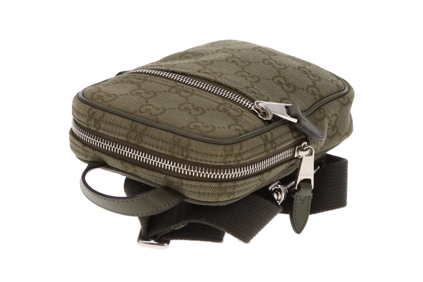 Gucci Sling Bag Khaki GG Canvas