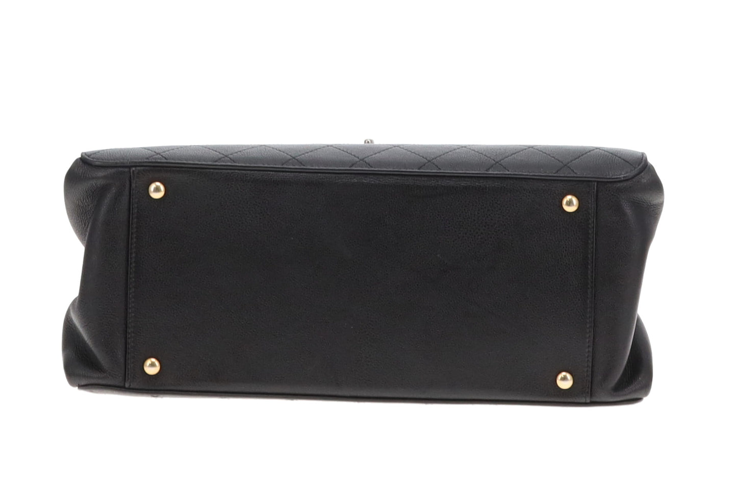 Chanel Black Leather Straight Lines Tote Bag 2016/17