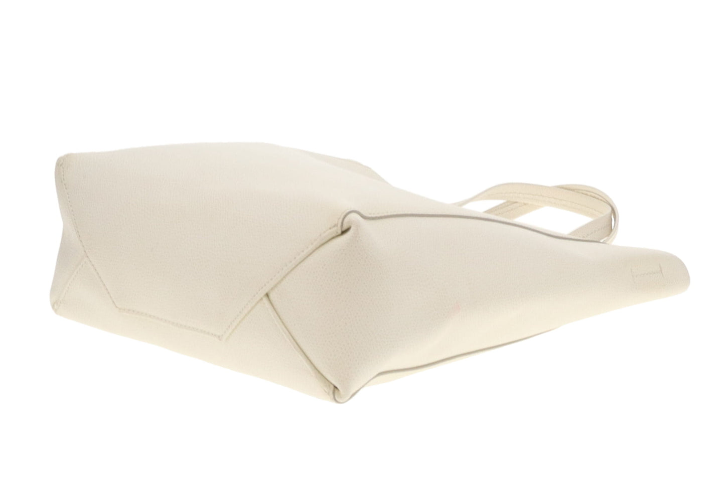 Celine Vertical Tote Bag White Leather