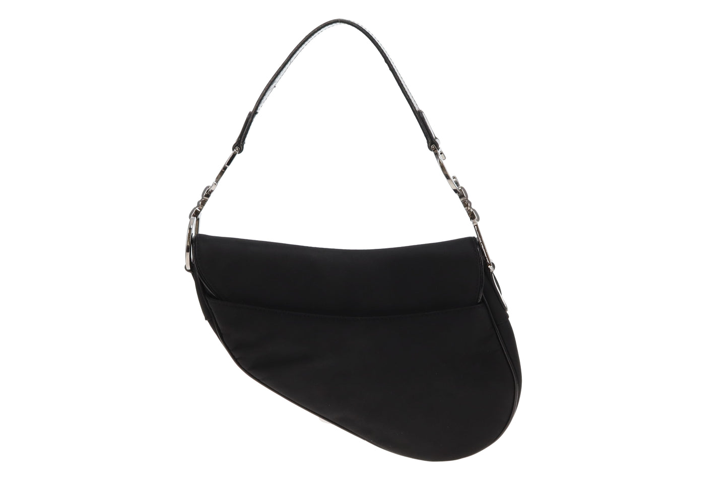 Dior Saddle Bag Black Nylon Vintage