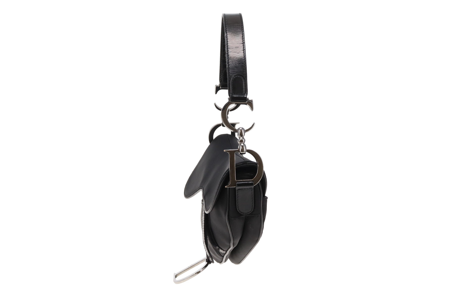 Dior Saddle Bag Black Nylon Vintage