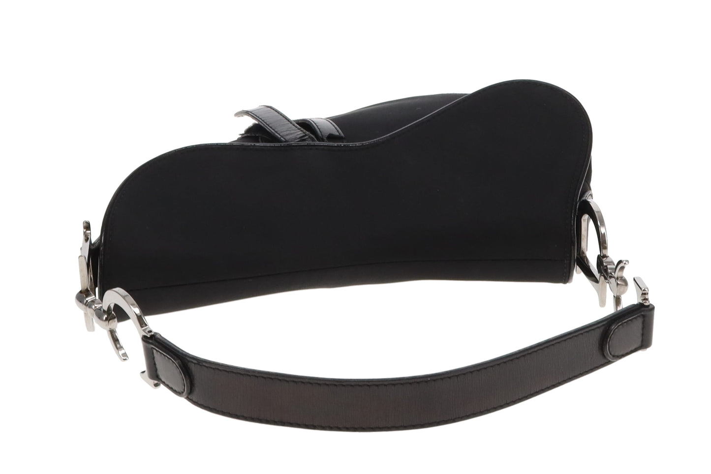 Dior Saddle Bag Black Nylon Vintage