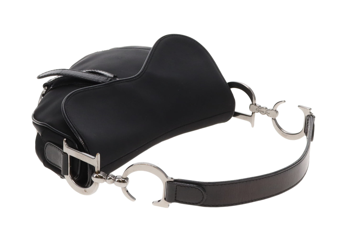 Dior Saddle Bag Black Nylon Vintage