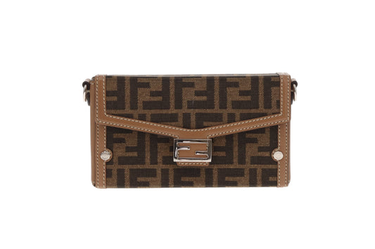 Fendi Soft Trunk Baguette Zucca