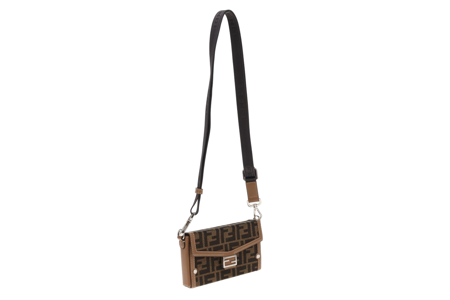Fendi Soft Trunk Baguette Zucca