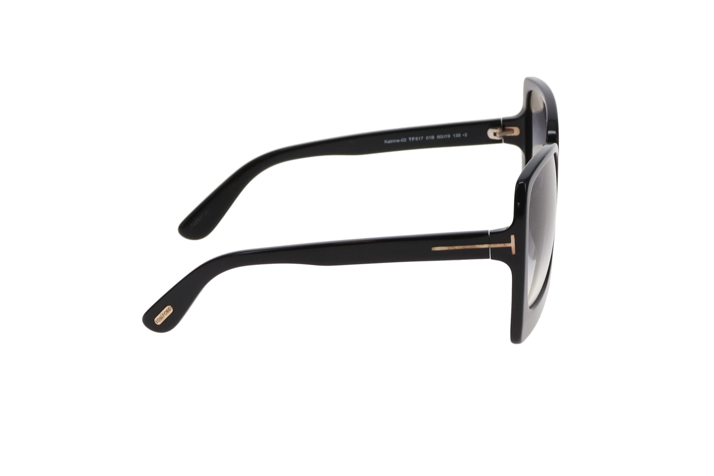 Tom Ford Katrine 02 Oversize Square Sunglasses Black