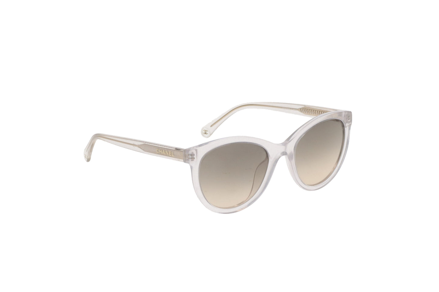 Chanel Sunglasses Clear Glitter 5523-U