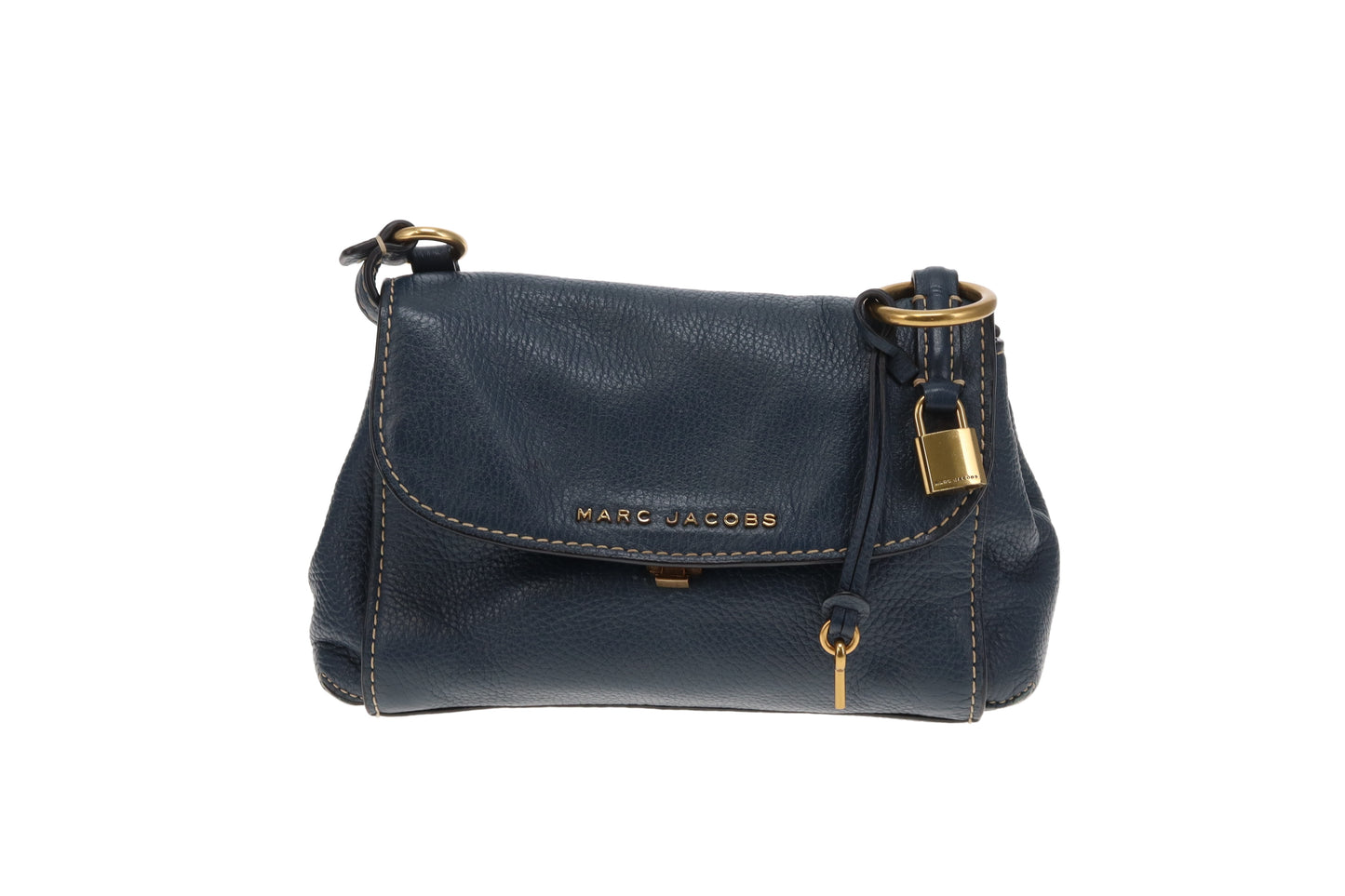 Marc Jacobs Mini Boho Grind Crossbody Navy Leather
