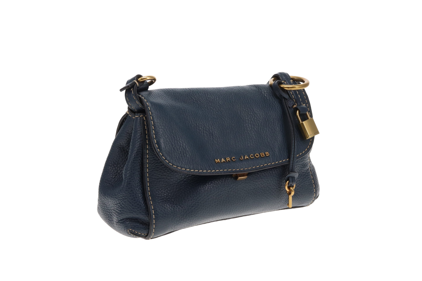 Marc Jacobs Mini Boho Grind Crossbody Navy Leather