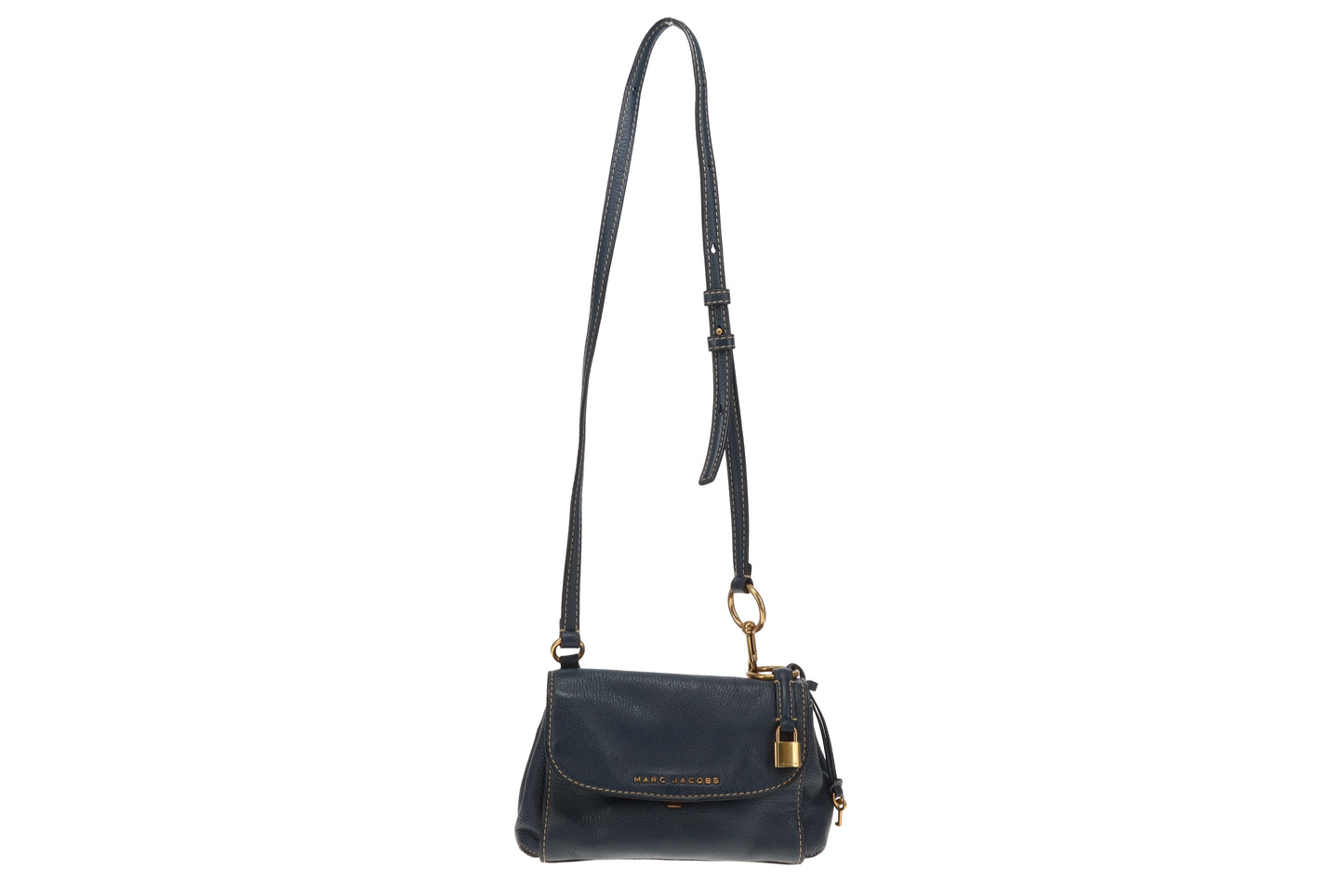 Marc Jacobs Mini Boho Grind Crossbody Navy Leather