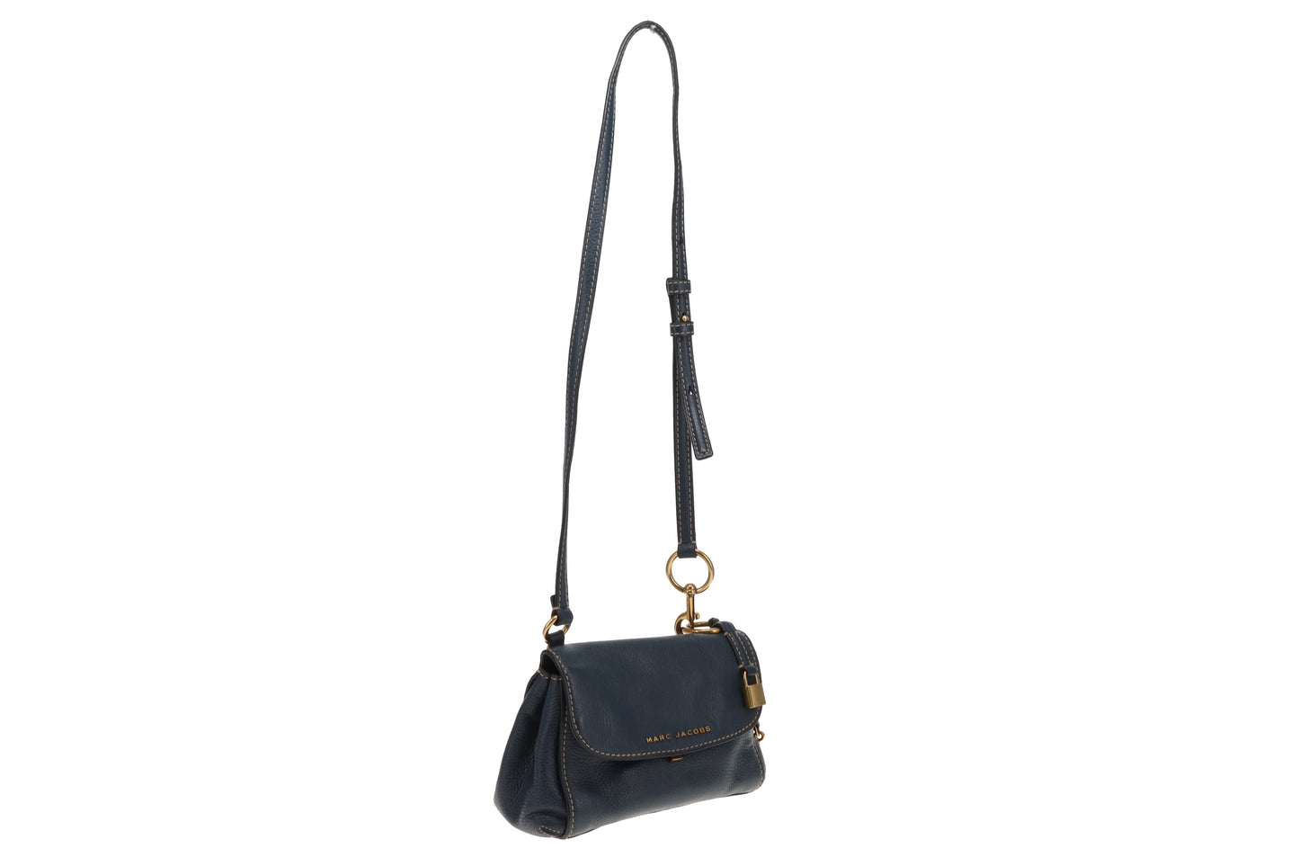 Marc Jacobs Mini Boho Grind Crossbody Navy Leather