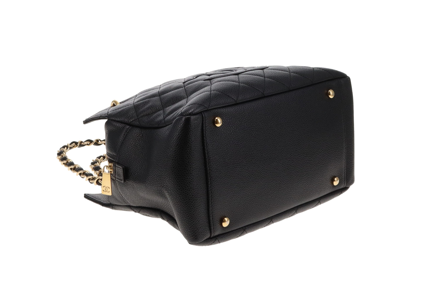 Chanel Petite Timeless Tote (PTT) In Black Caviar Calfskin Leather Vintage 2006/08