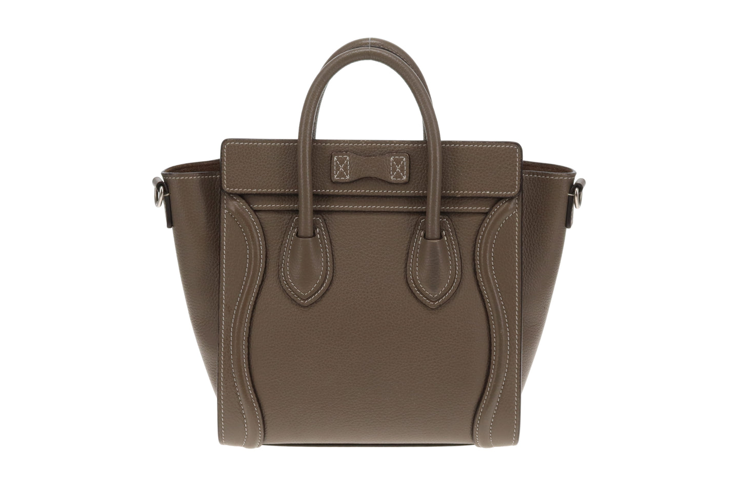 Celine Luggage Bag Nano Etoupe