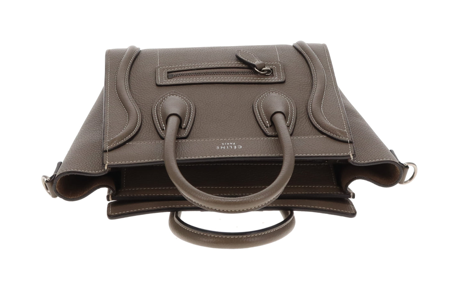 Celine Luggage Bag Nano Etoupe