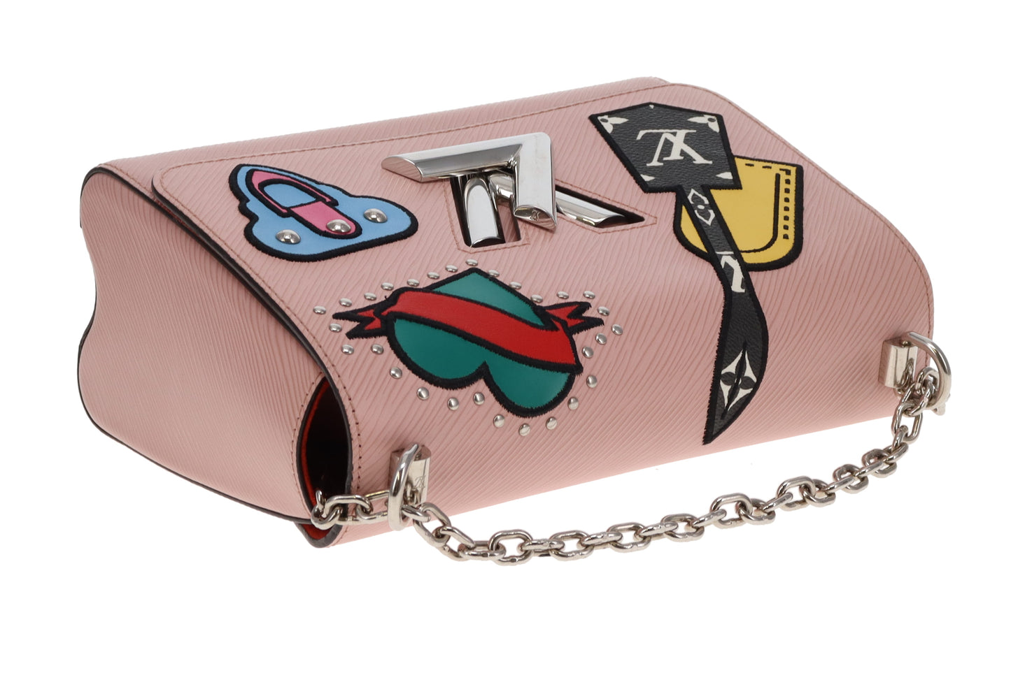 Louis Vuitton Twist MM Epi Rose Ballerine Patches Limited Edition FL3118 (RRP €3800)