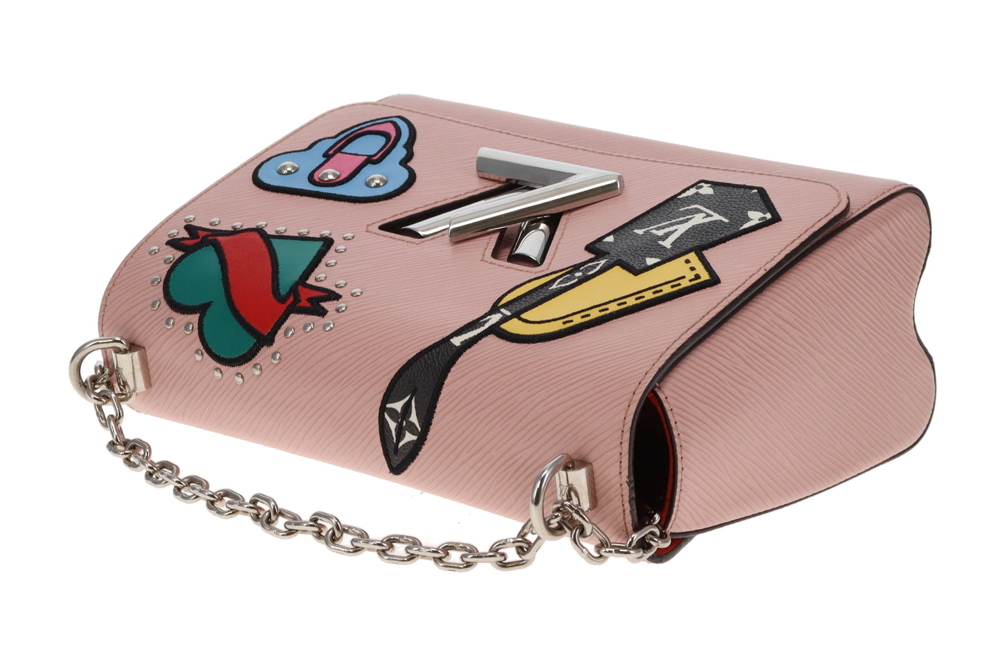 Louis Vuitton Twist MM Epi Rose Ballerine Patches Limited Edition FL3118 (RRP €3800)