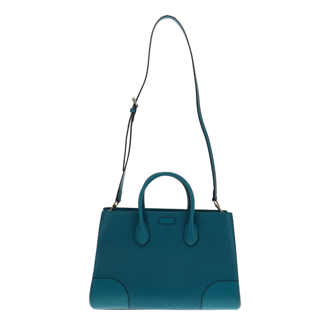 Gucci Teal Diamante Tote with Strap