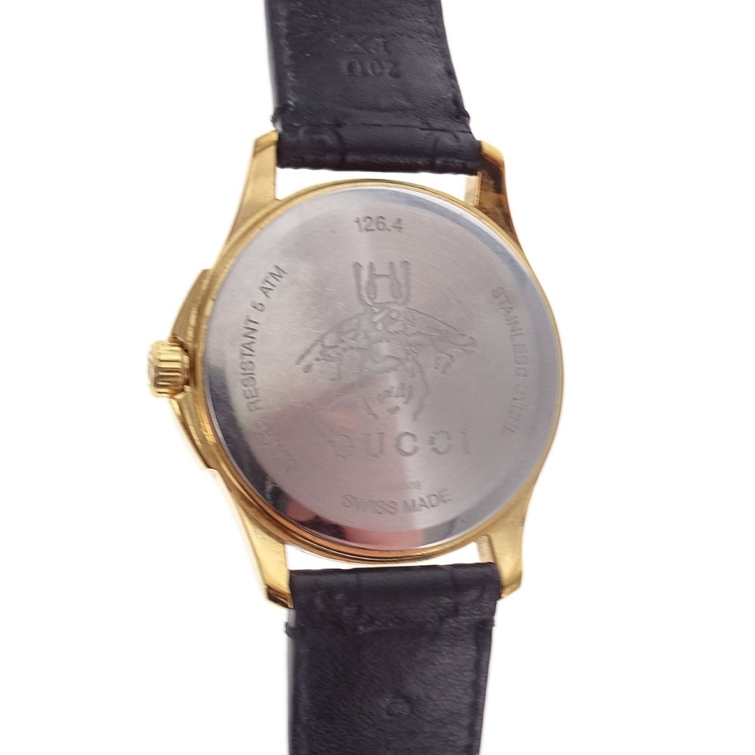 Gucci G-Timeless 126.4 Watch With Guccissima Leather Face and Strap